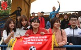 Xem các cầu thủ trường THPT Nguyễn Thị Minh Khai tưng bừng trong chiến thắng
